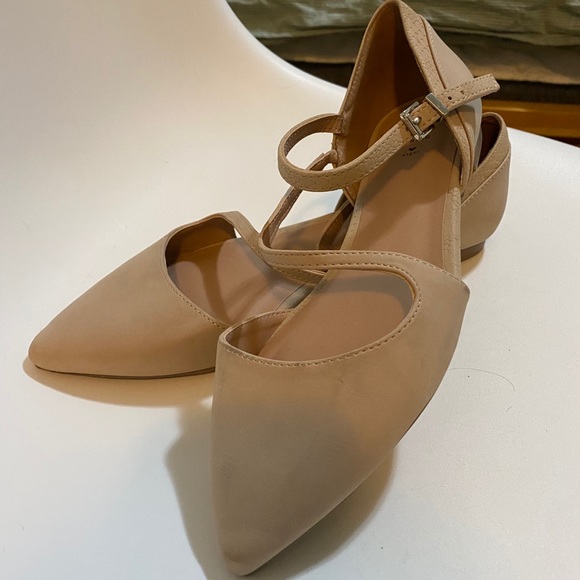 CALL IT SPRING || Beige Vegan Flats